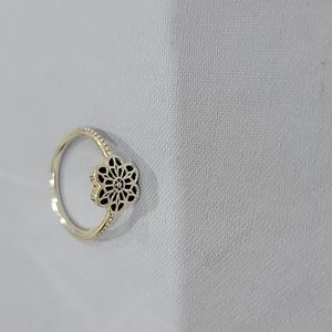 Authentic Pandora Flower Ring